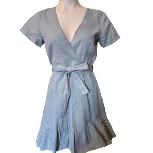 Perfect Stranger Linen Blend Dress